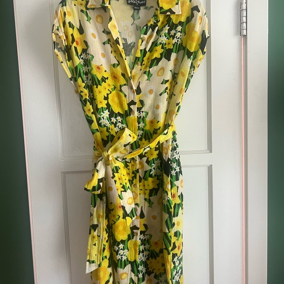 Lesley Evers Daffodil Dress - Yellow and Green - Picture 1 of 1